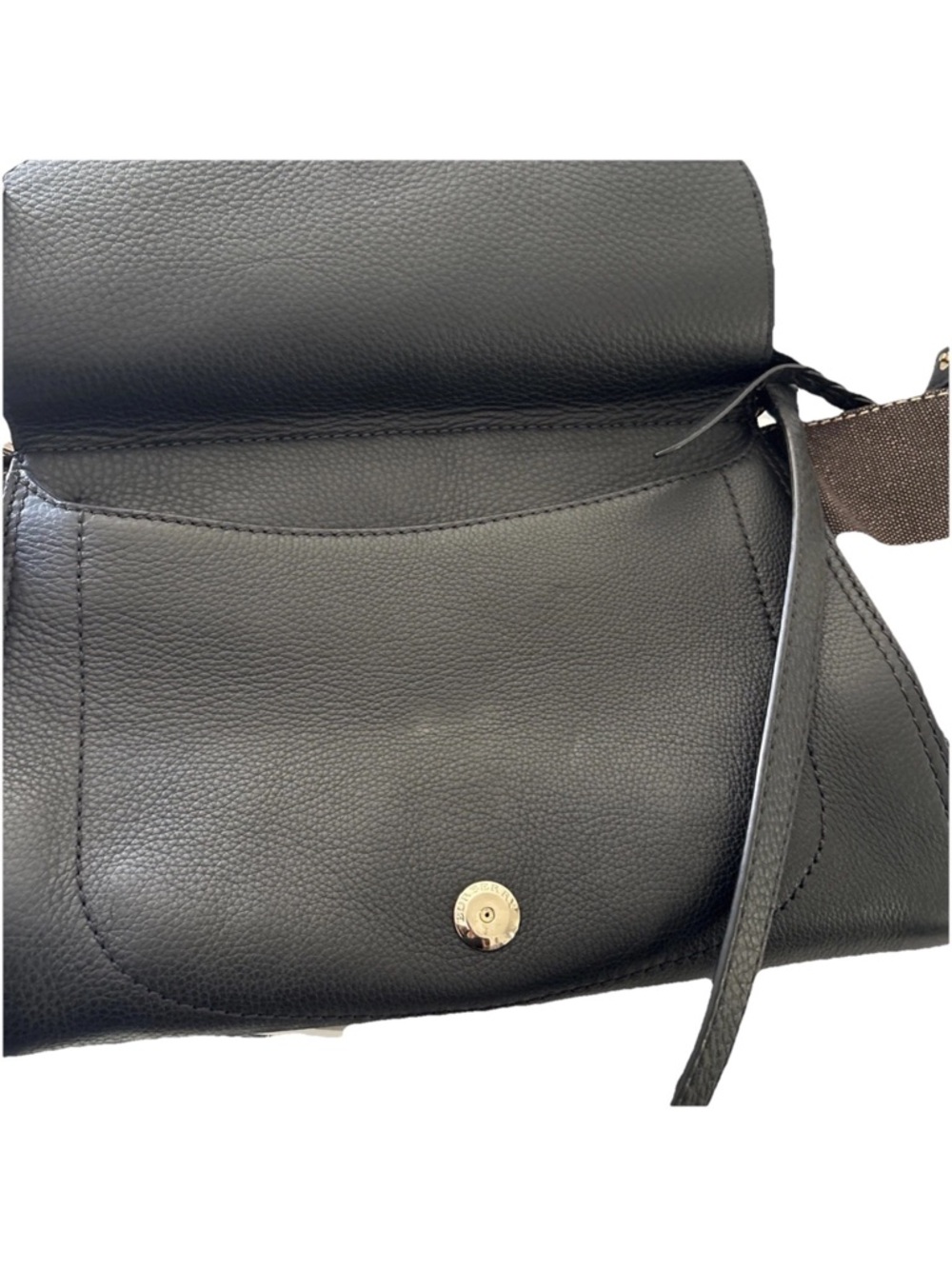 Burberry Black Leather House Check Medium Harcourt Tote Bag - Picture 9 of 17